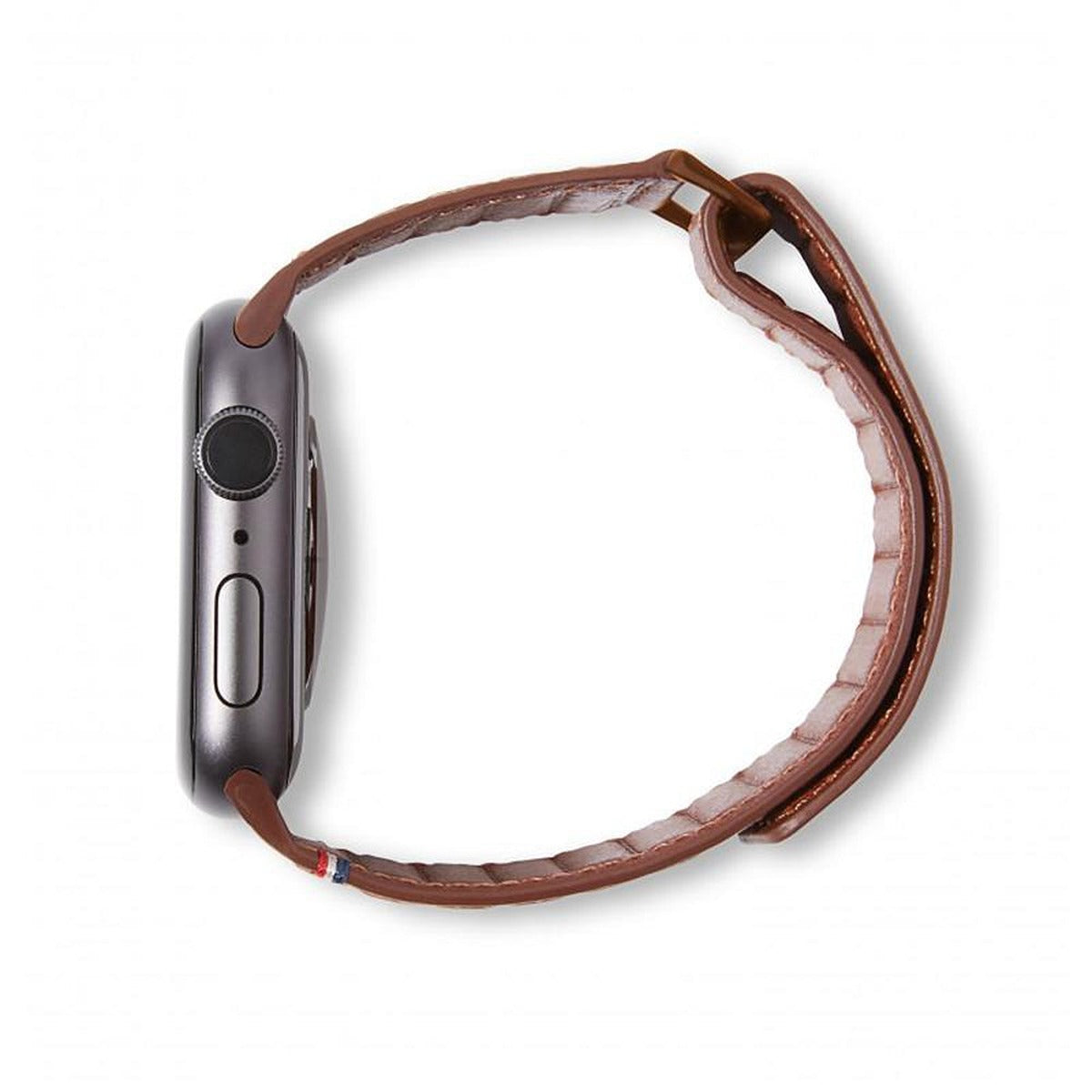 Decoded DECODED 42-44mm Leather Magnetic Traction Strap for Apple Watch Series 5, 4, 3, 2, and 1 - Brown