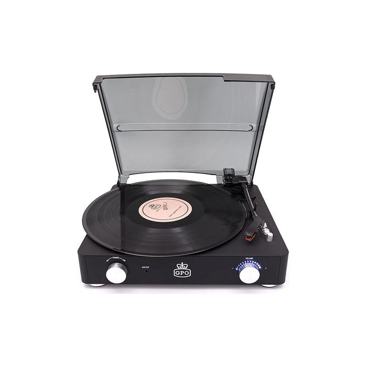 GPO Retro GPO Stylo II Vinyl Record Player Black