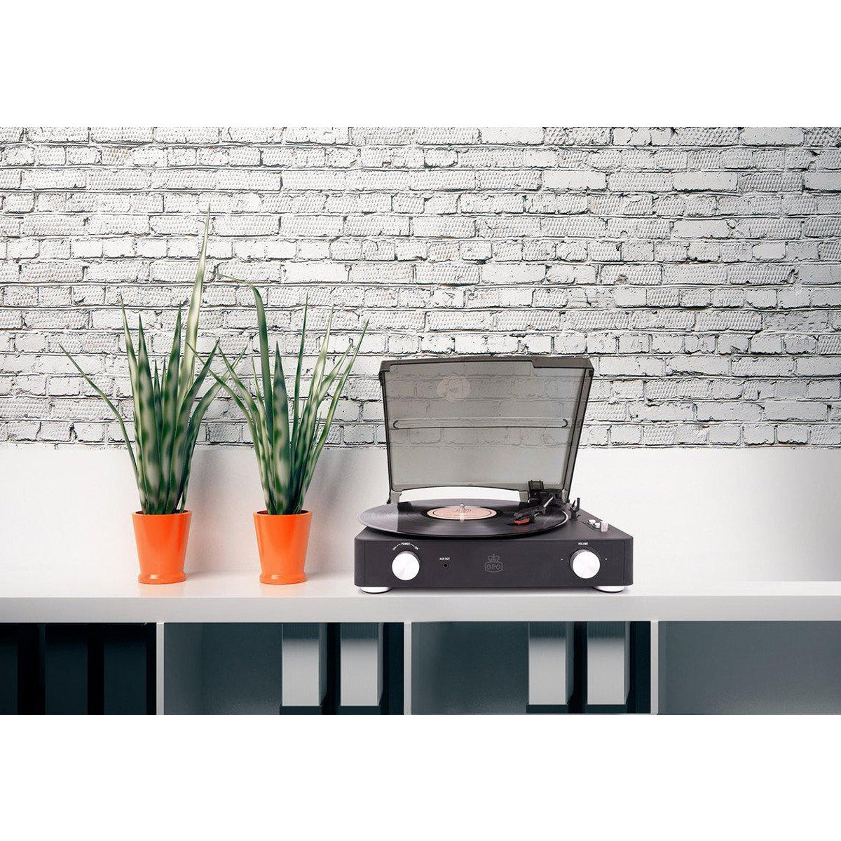 GPO Retro GPO Stylo II Vinyl Record Player Black