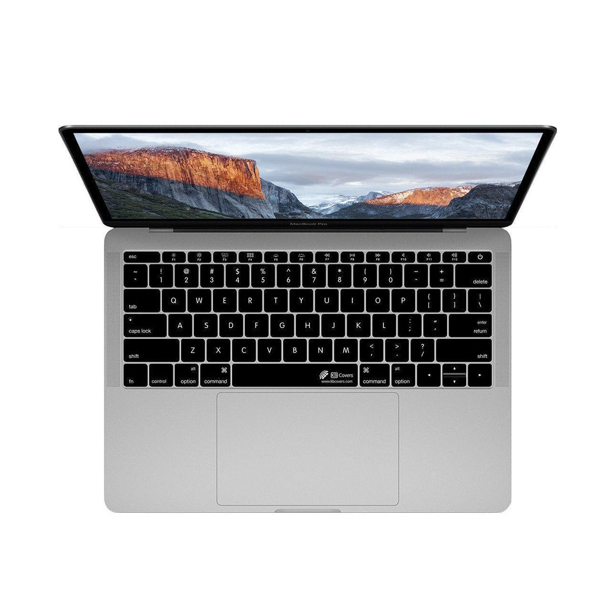 KB Covers KB COVERS Keyboard Cover for MacBook Pro 13 and 15-inch - w/ Touch Bar Black