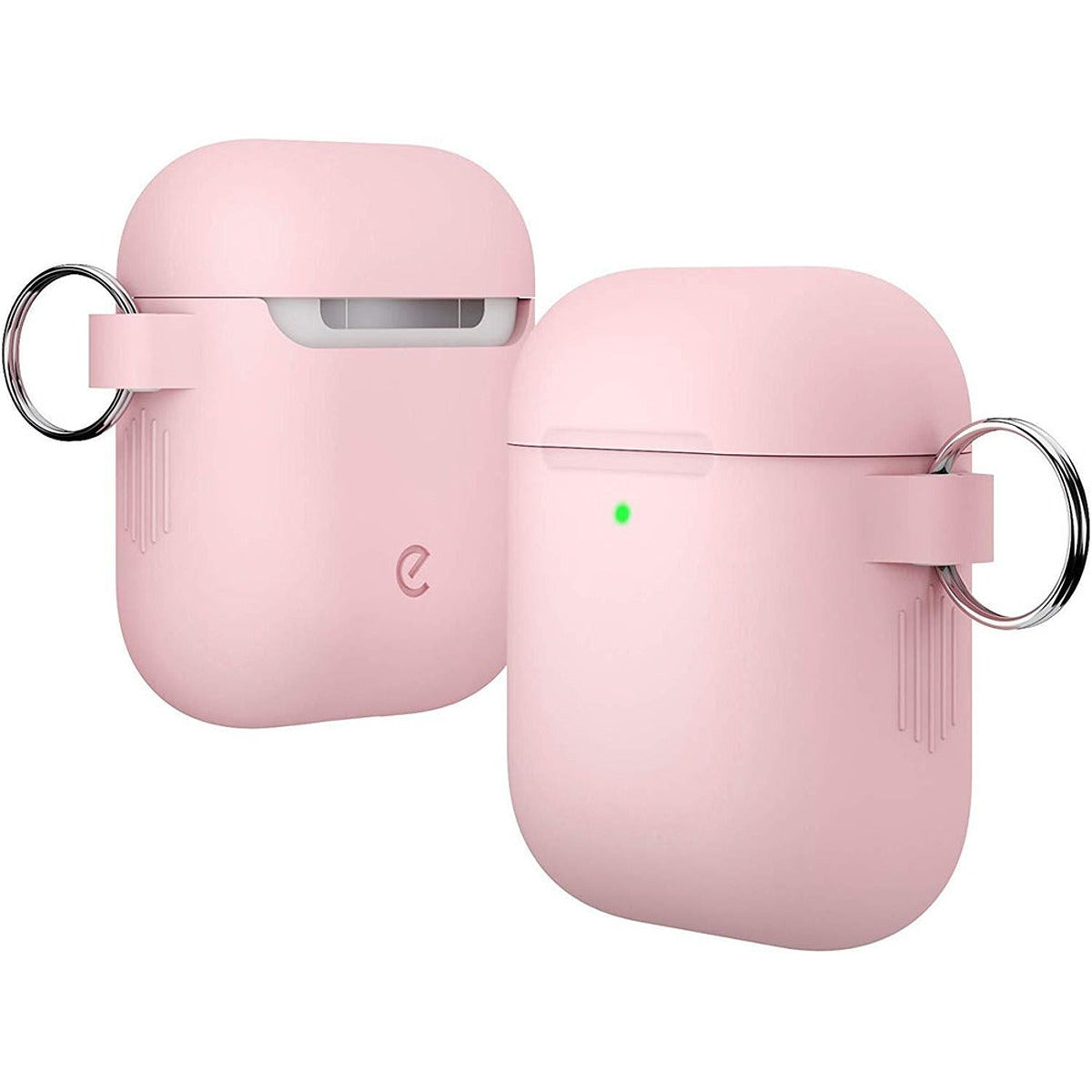 KeyBudz KEYBUDZ PodSkinz Switch Case with Carabiner for AirPods 1 & 2 - Blush Pink