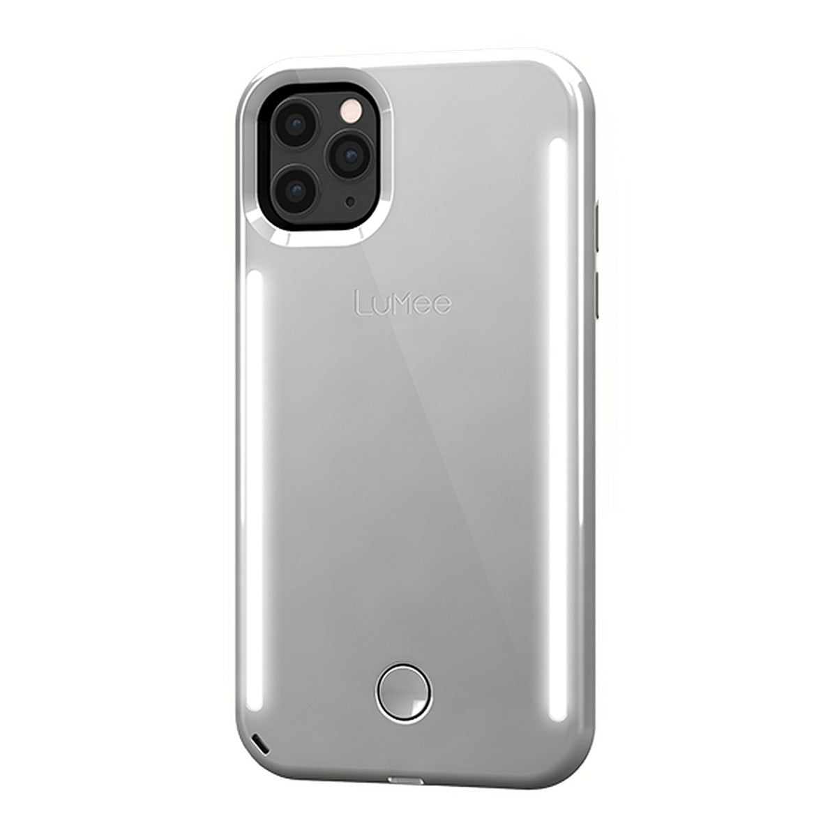 LuMee LUMEE Duo Phone Case with Selfie Light for iPhone 11 Pro - Silver Mirror