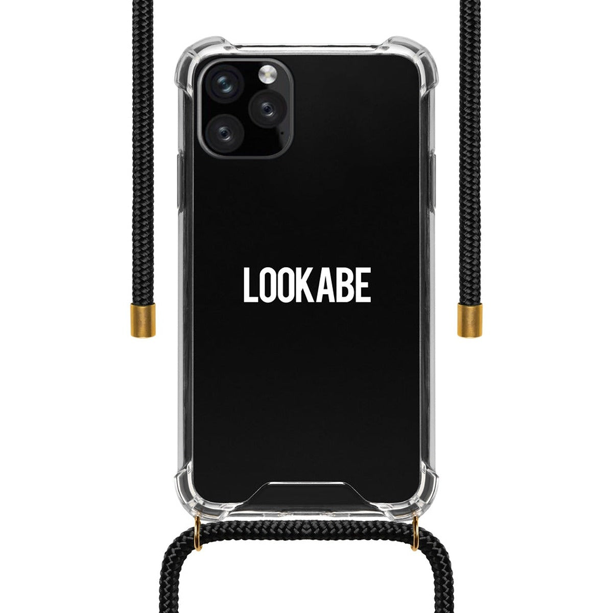 Lookabe LOOKABE Necklace Clear Case with Cord for iPhone 11 Pro - Black