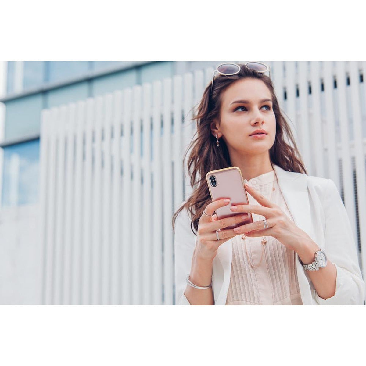 Moshi MOSHI iGlaze Taupe Pink for iPhone XS/X