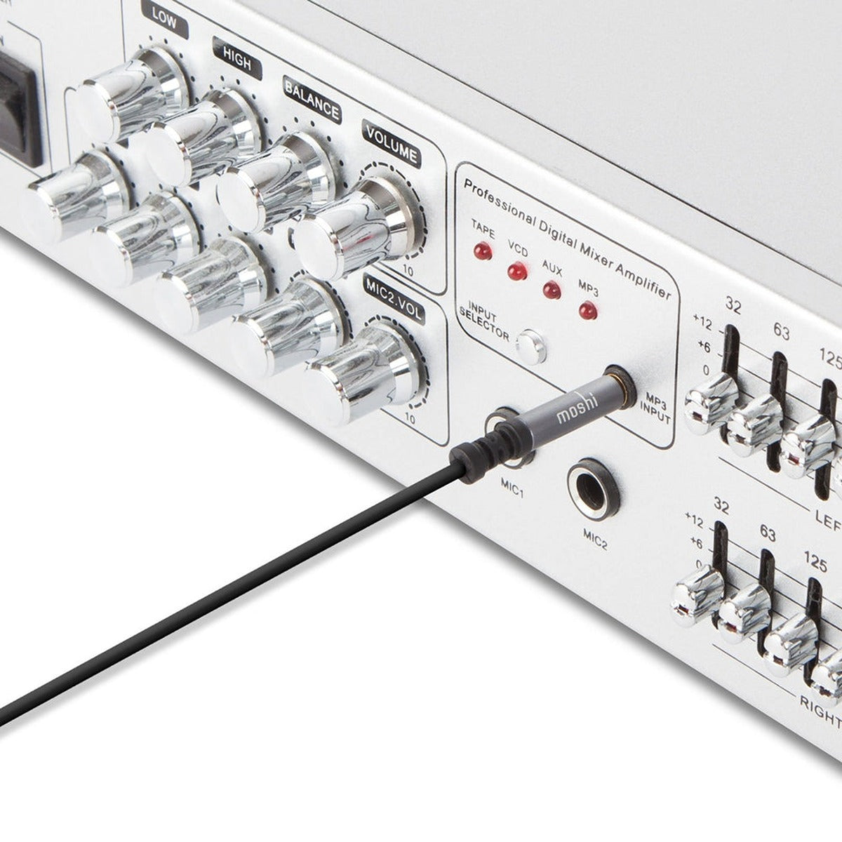 Moshi MOSHI Mini Stereo Auxiliary Audio Cable 3.5MM - Black