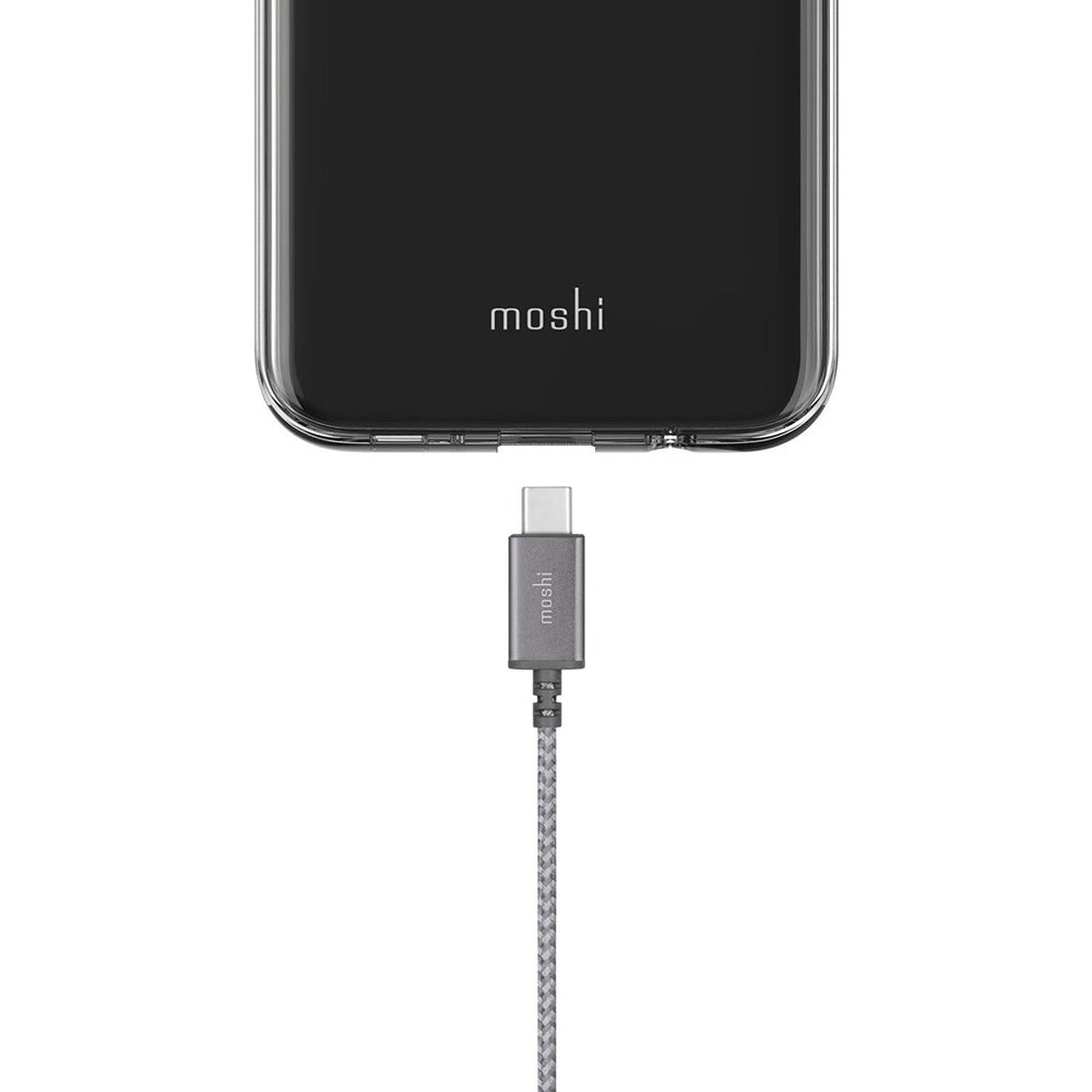 Moshi MOSHI Integra USB-C To USB-A Charge / Sync Cable Titanium Gray