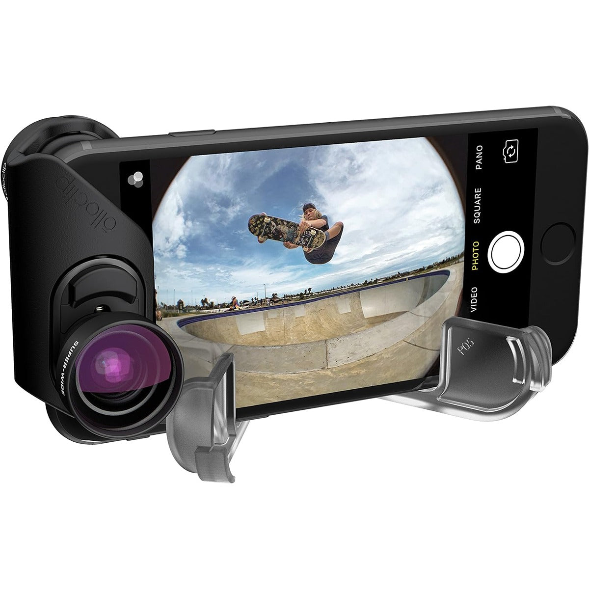 Olloclip OLLOCLIP 3-In-1 Lens With Pendant And Stand Black / Black for iPhone 8-7/8-7 Plus