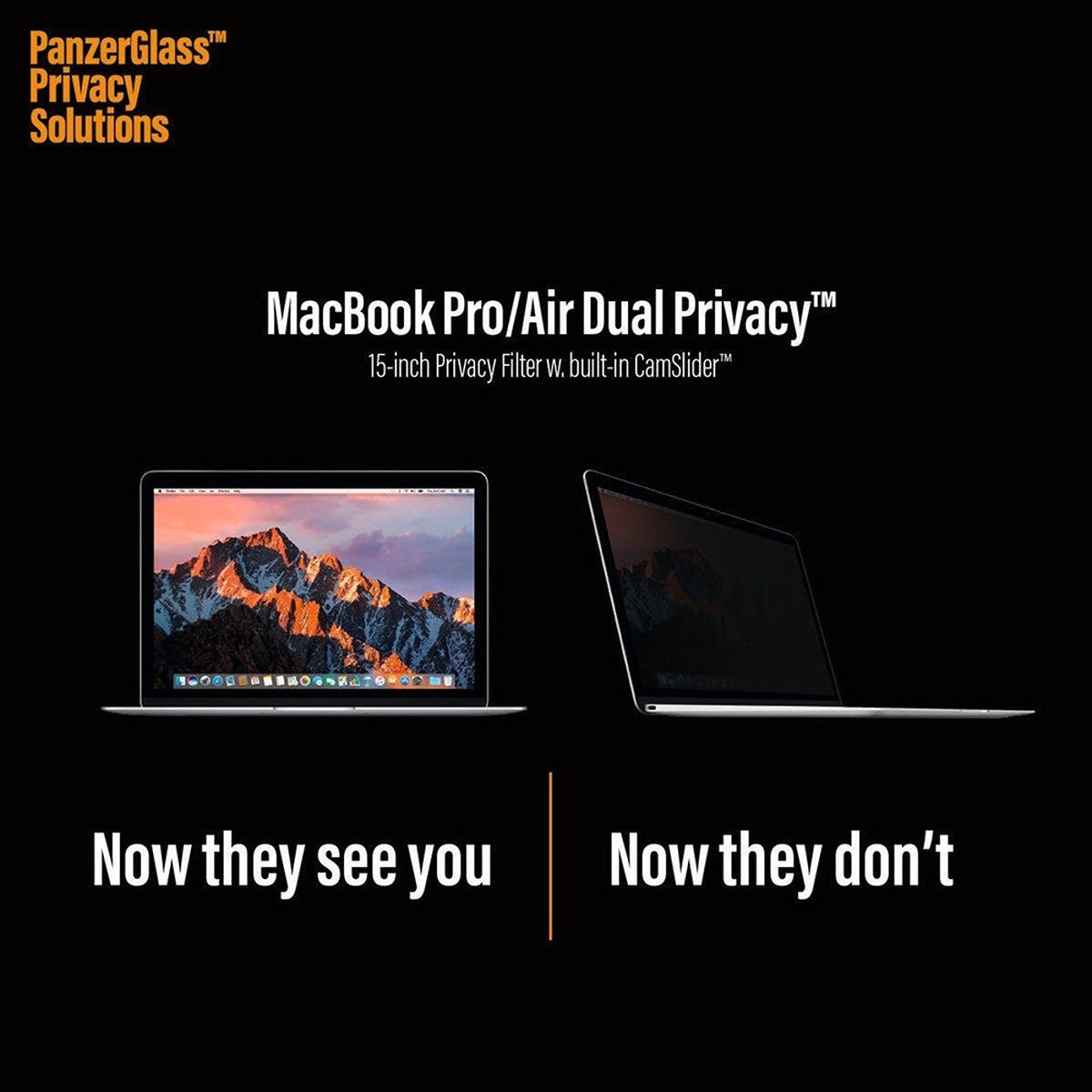 PanzerGlass PANZERGLASS Magnetic Privacy Screen Protector for 15.4"" MacBook Pro