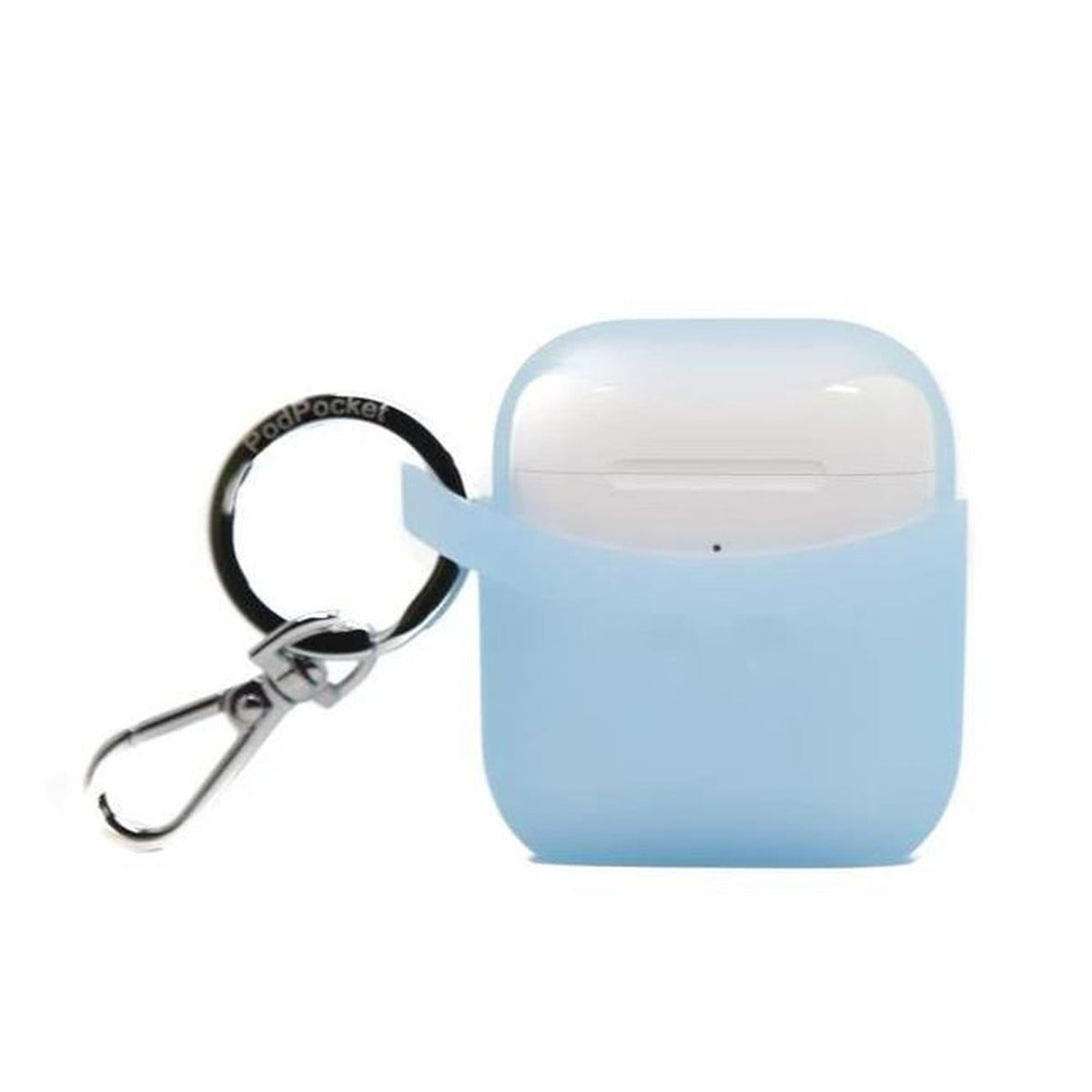PodPocket PODPOCKET Silicone Case for Apple AirPods - Scoop Collection - Light Blue
