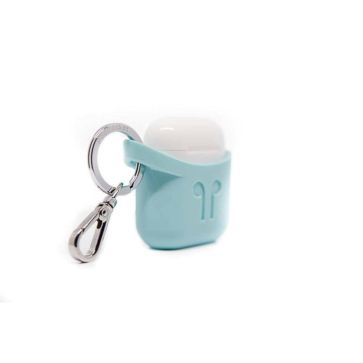 Pod Pocket PODPOCKET Silicone Case for Apple AirPods Aqua Blue