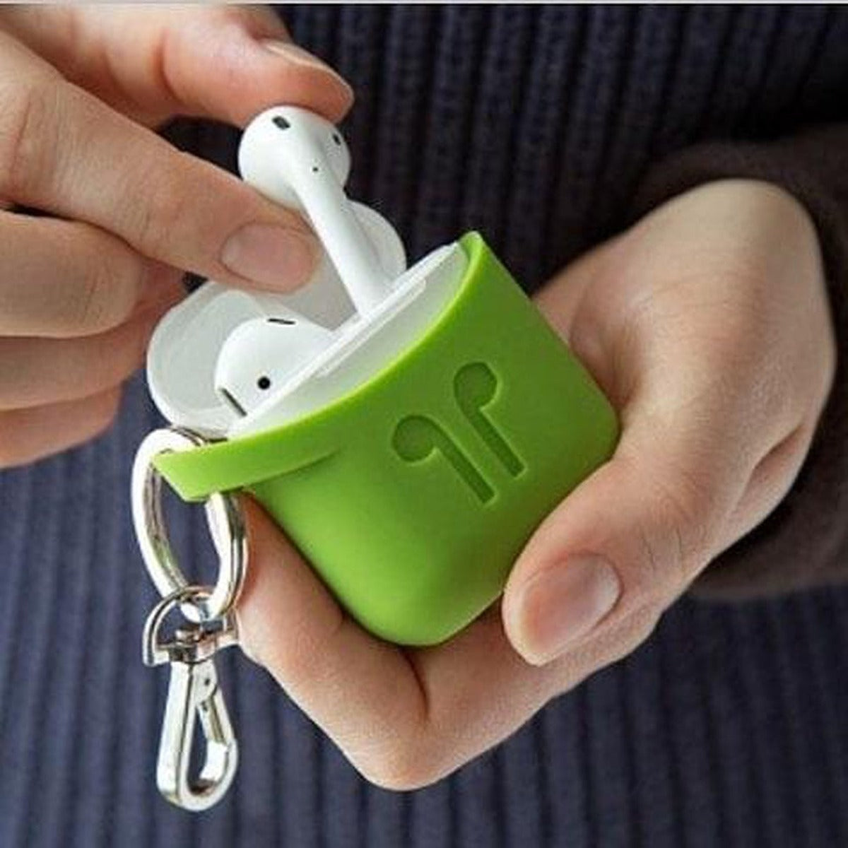 Pod Pocket PODPOCKET Silicone Case for Apple AirPods Pear Green