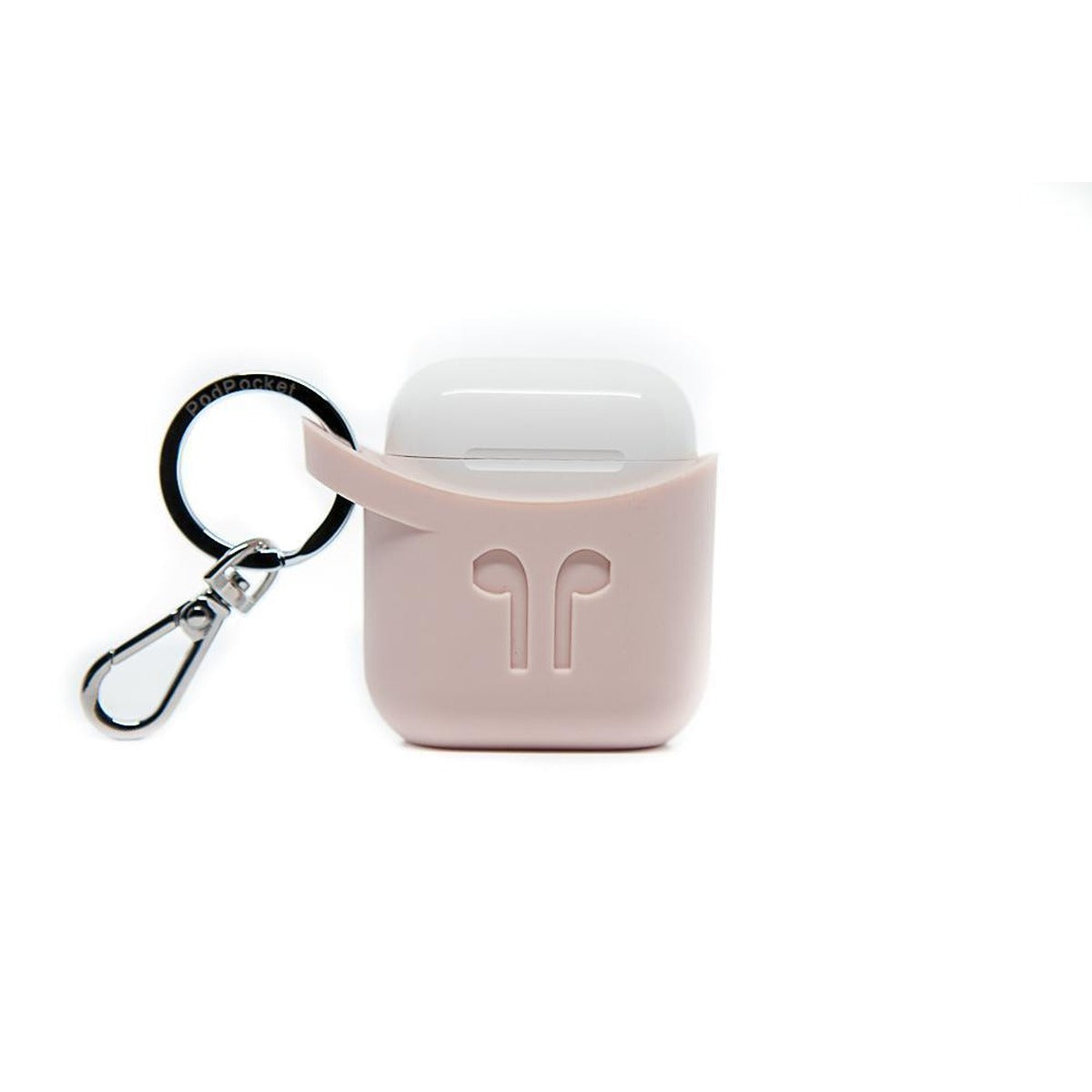 Pod Pocket PODPOCKET Silicone Case for Apple AirPods Pink Ash