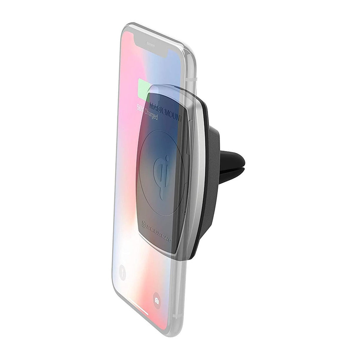 Scosche SCOSCHE MagicMount Pro Charge 10W Magnetic Qi Certified Smartphone Vent Mount for The Car