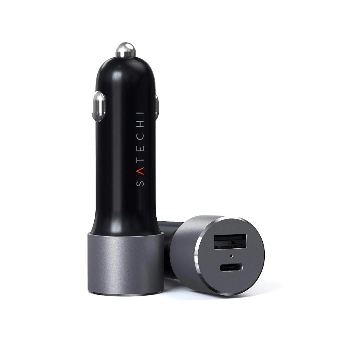 Satechi SATECHI 72W PD Dual Port Car Charger (USB-C + USB-A) - Space Gray