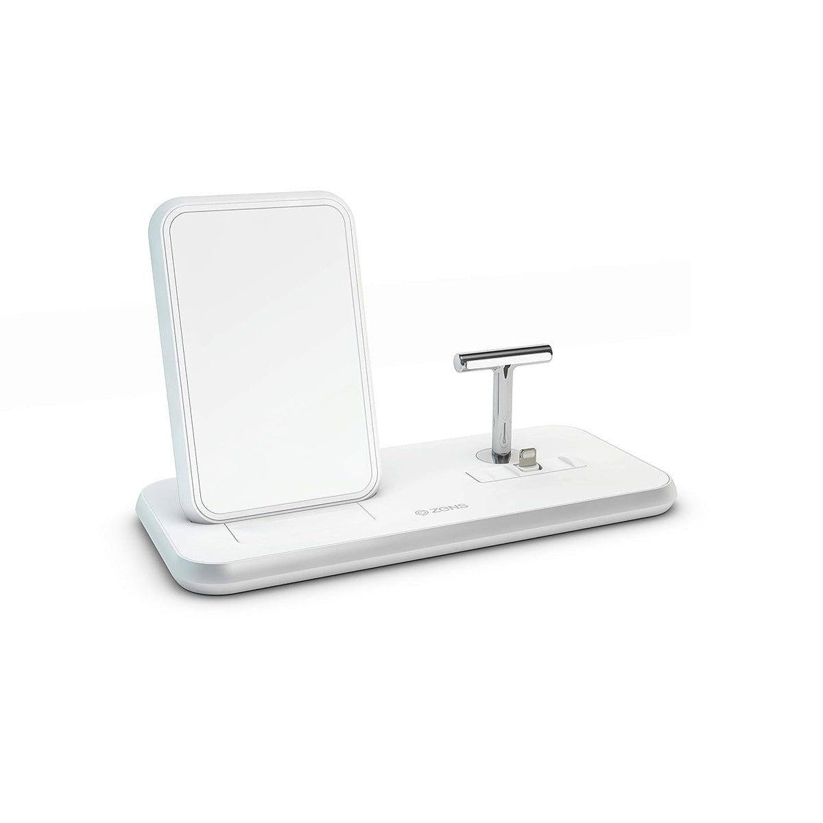 ZENS ZENS Aluminium Dual Wireless Charger + Dock 10W - White