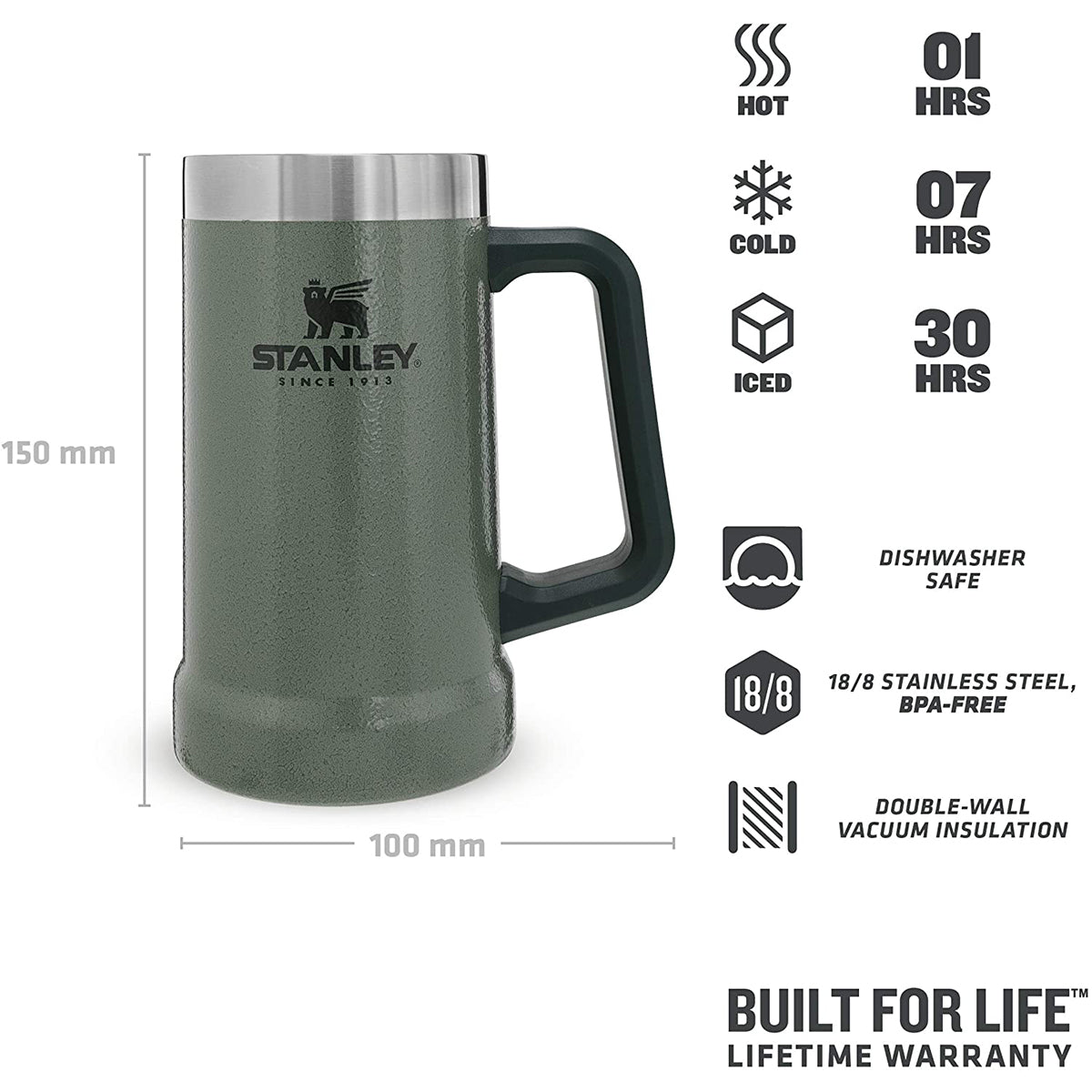 Stanley ADV 0.7L / 24OZ Vaccum Stein H.Green