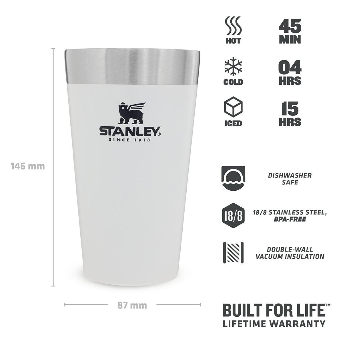 Stanley ADV 16OZ  Vaccum PINT Polar