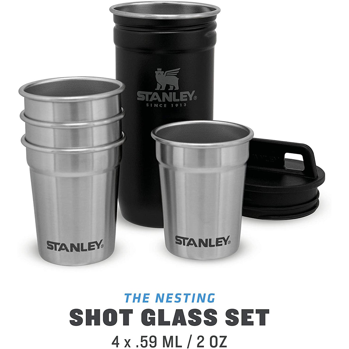 Stanley ADV Nest Shot Glass Set Matt Black