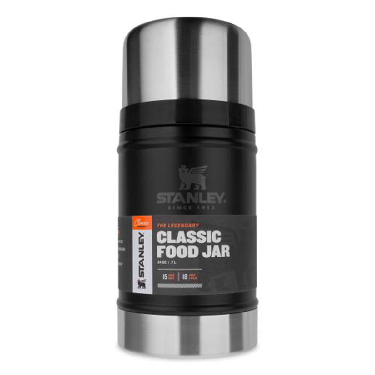 Stanley Classic Vaccumuum Flask 709ml Food Jar - Matte Black
