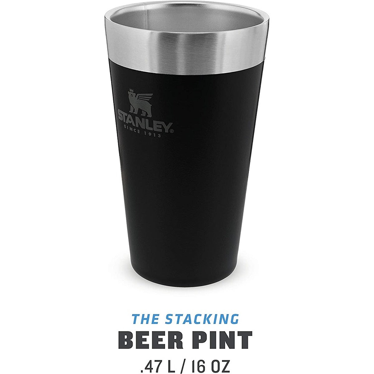 Stanley ADV 473ml/16oz Vac Pint M.Black-EU