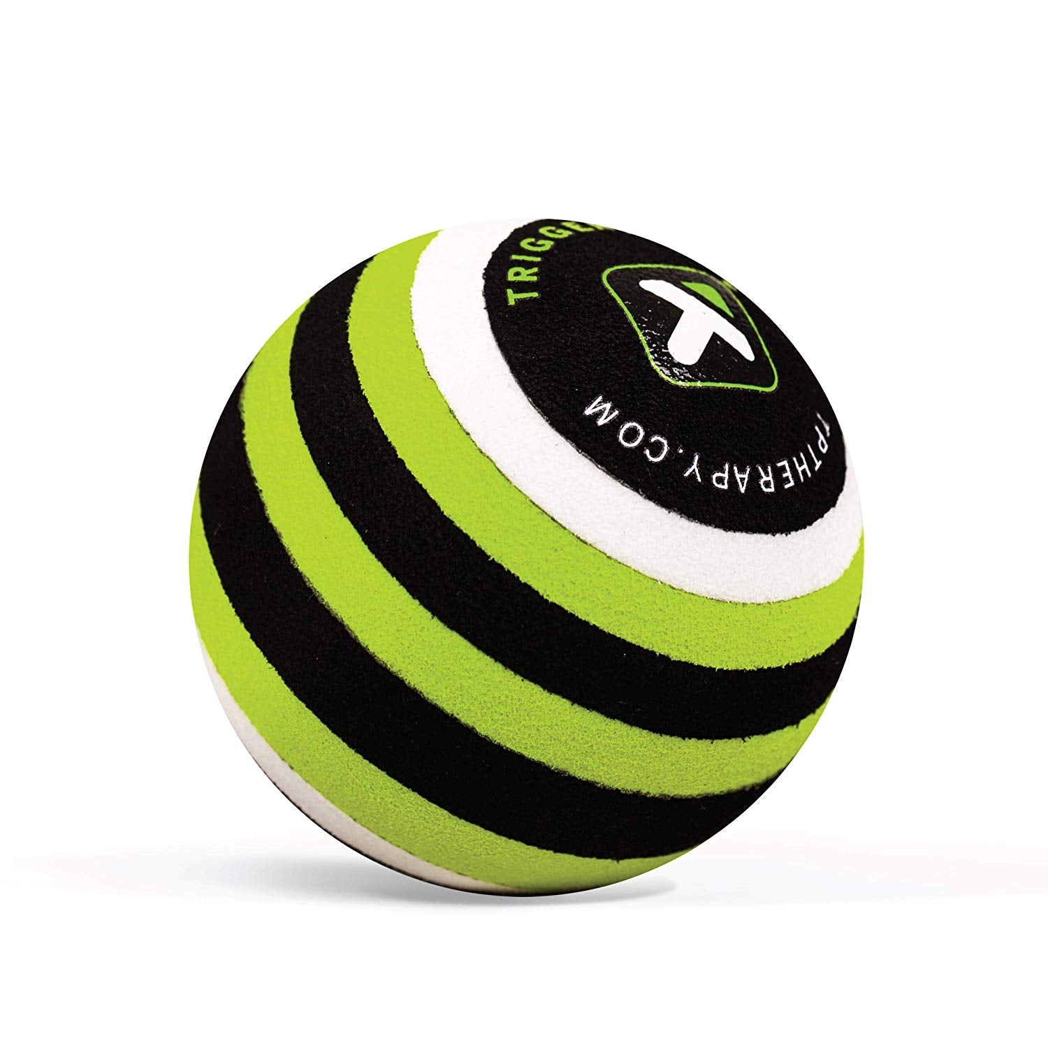 TRIGGER POINT Mb1 - 2.5 Inch Unisex Deep Tissue Massage Ball - Green/Black/White
