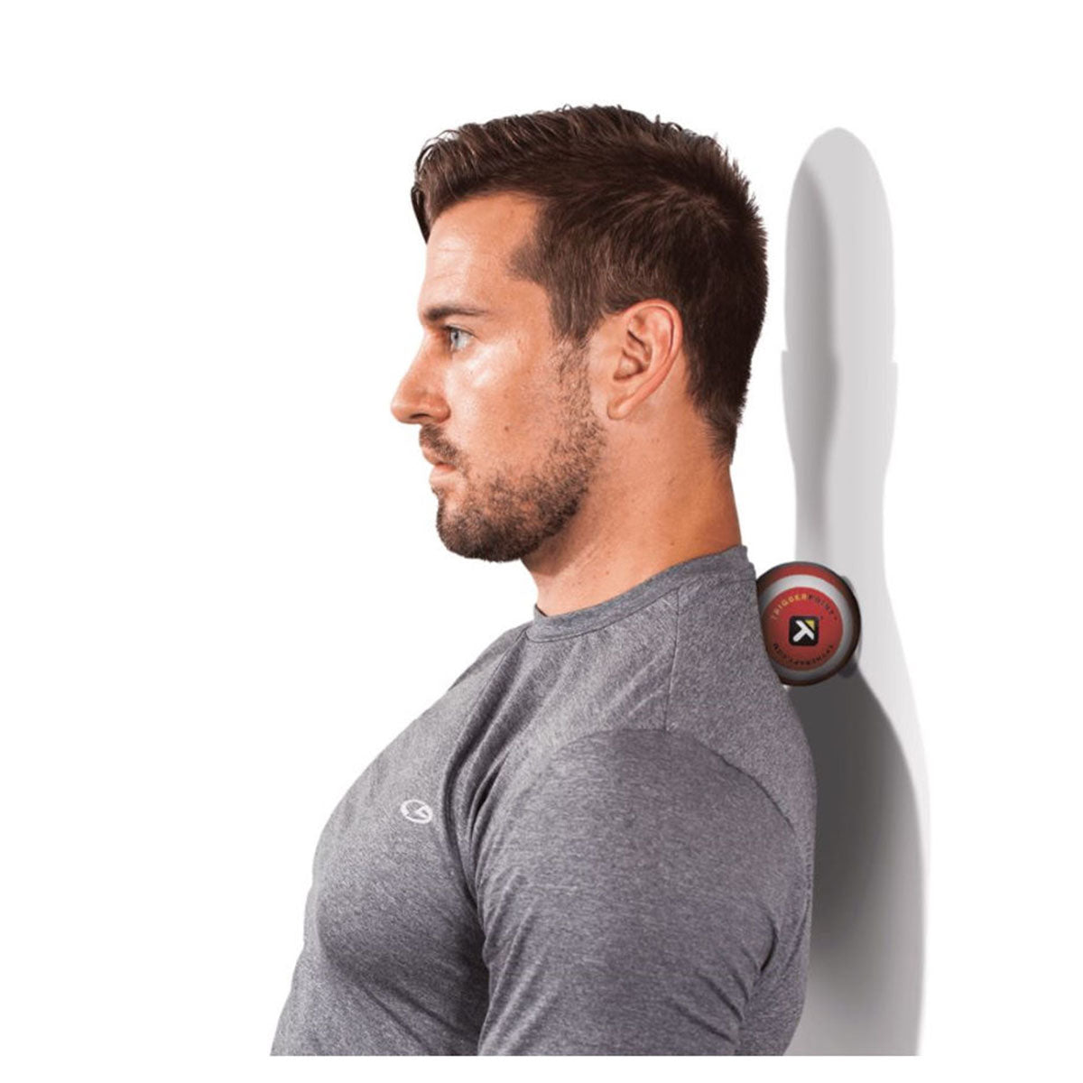 TRIGGER POINT Mbx - 2.5 Inch Unisex Deep Tissue Massage Ball - Red/Black - Red/Black