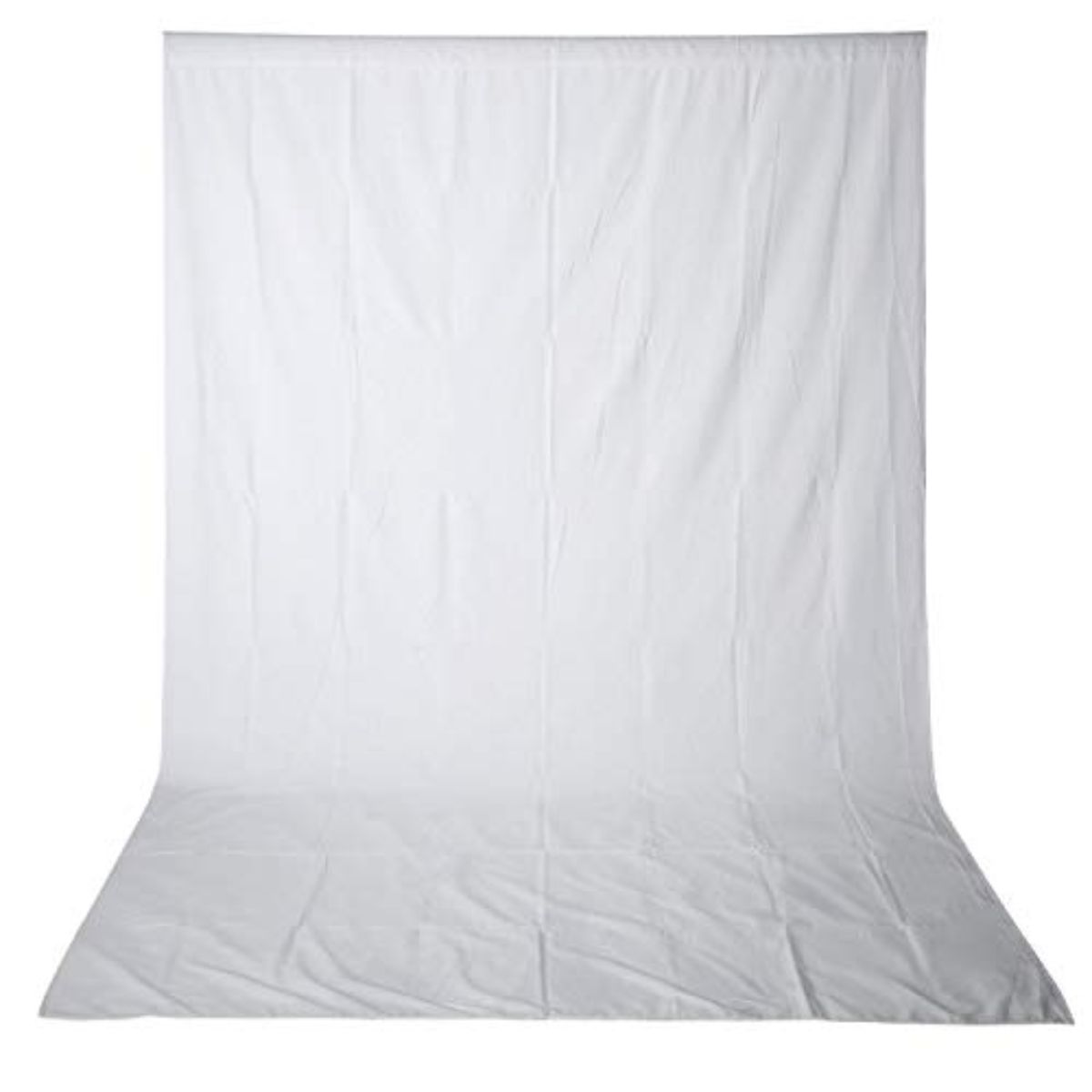 Visico Cloth-Muslin Background 3X6Mtr White