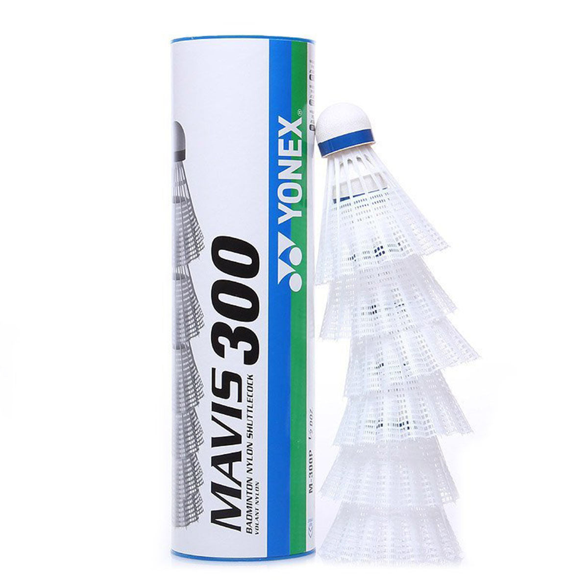 Yonex Mavis 300 White Middle (1*6) Blue Cap Shuttlecock