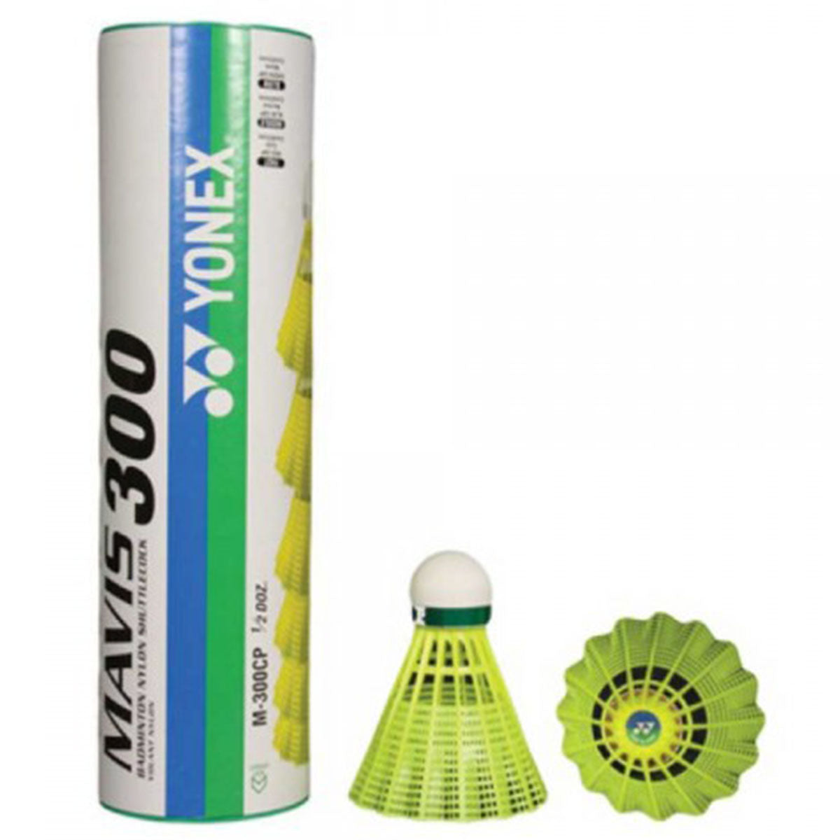 Yonex Mavis 300 Yellow Slow (1*6) Green Cap Shuttlecock