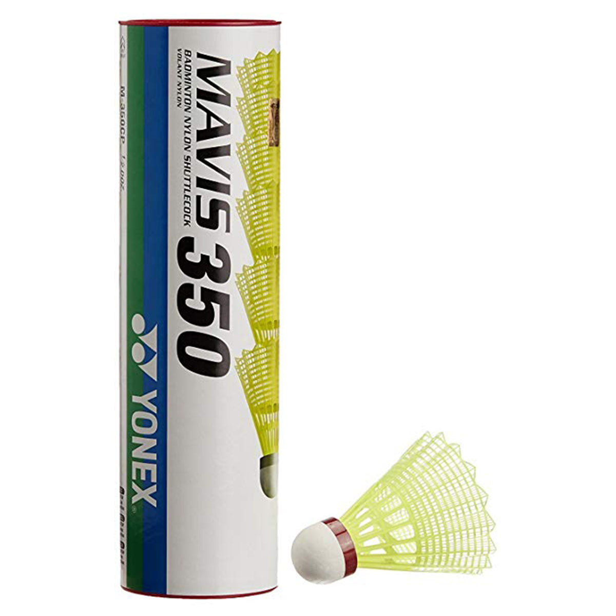 Yonex Mavis 350 White Fast (1*6) Red Cap Shuttlecock