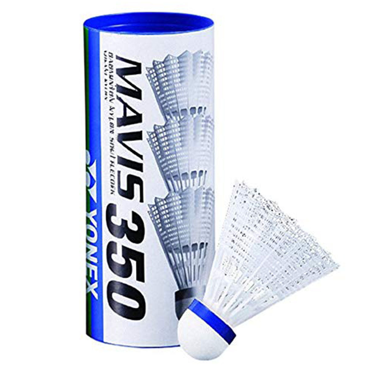 Yonex Mavis 350 White Middle ( 1*3) Blue Cap Shuttlecock