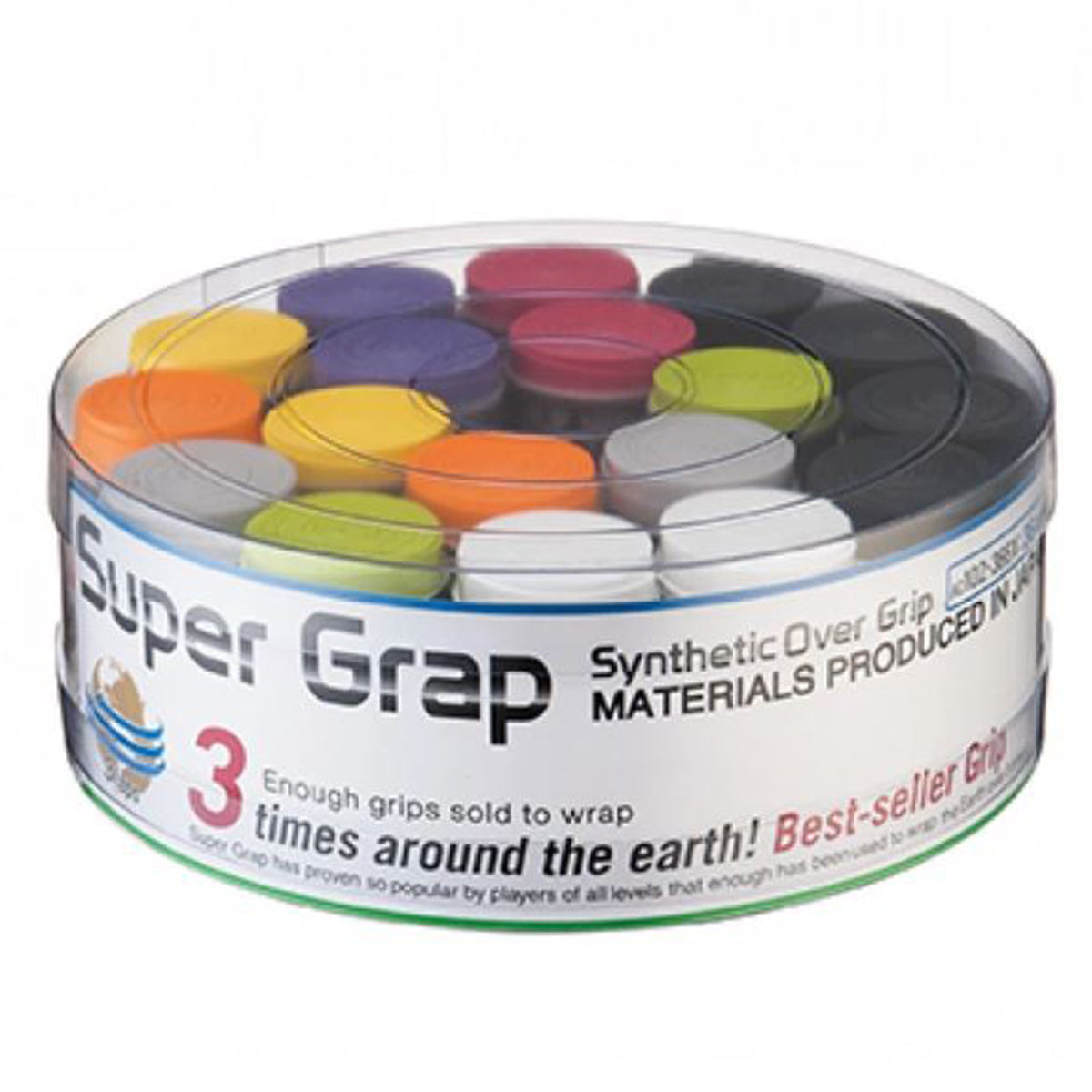 Yonex Ac102Ex - 36 Super Grap Assorted Tape(Box Of 36Pcs)