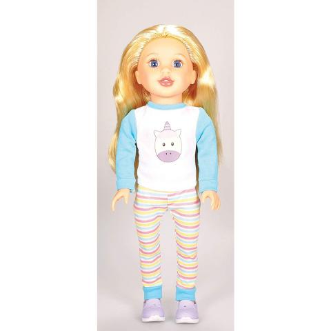 Lotus Soft-bodied girl doll ?  Lilybeth sleepover set