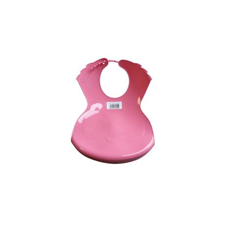 Thermobaby Waterproof Bib W/ Drip Pocket Pink