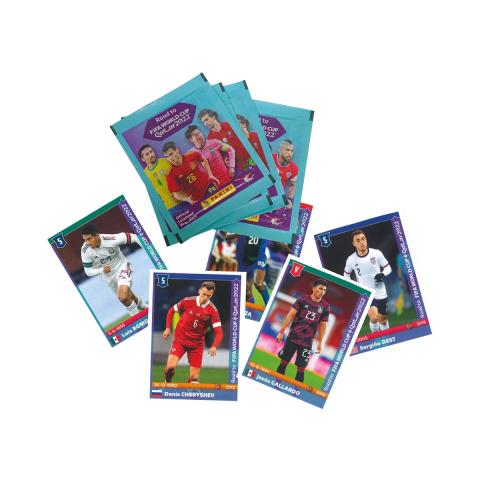 Fifa Panini - Fifa Road to Qatar World Cup 2022 Players Sticker Collection (Pack of 1 x 5)