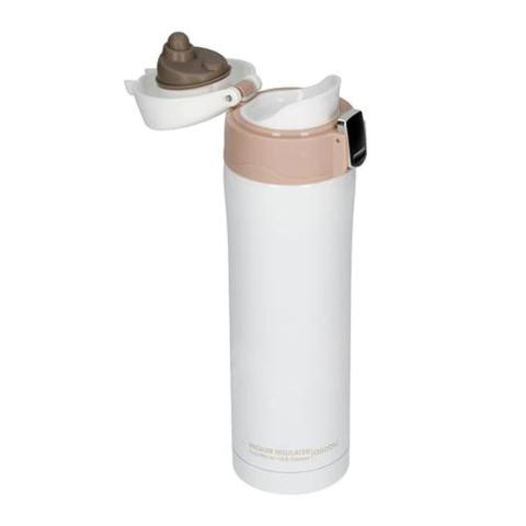 Asobu Diva Insulated Vacuum Beverage Thermos Container - White Brown