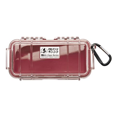 Pelican Micro Case 1030 WL/WI - Clear Red