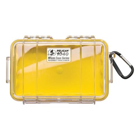 Pelican Micro Case 1040 WL/WI - Clear Yellow