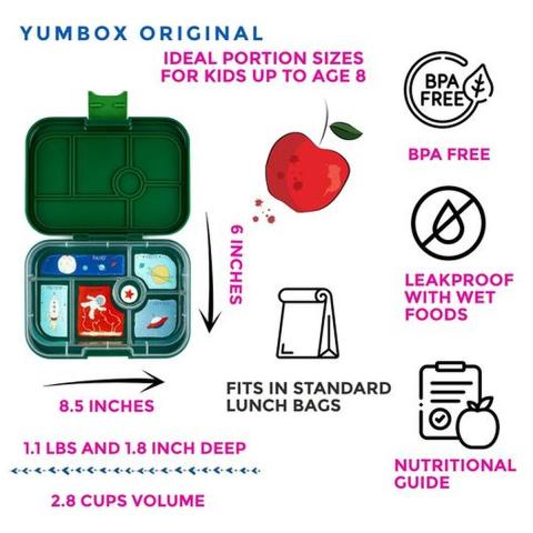 yumbox EXPLORE GREEN - ROCKET ORIGINAL