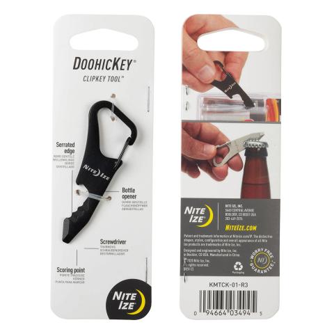 Niteize Doohickey Clipkey Key Tool - Black