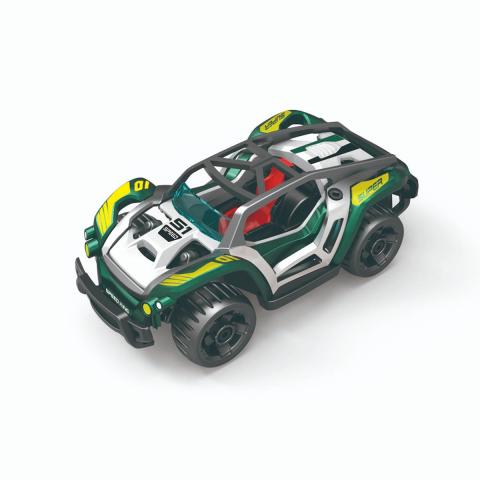 D-Power 20pcs DIY Modified Race Car for Kids | Car Building Toy Kit | Make you own Racing Car, Scale 1:32