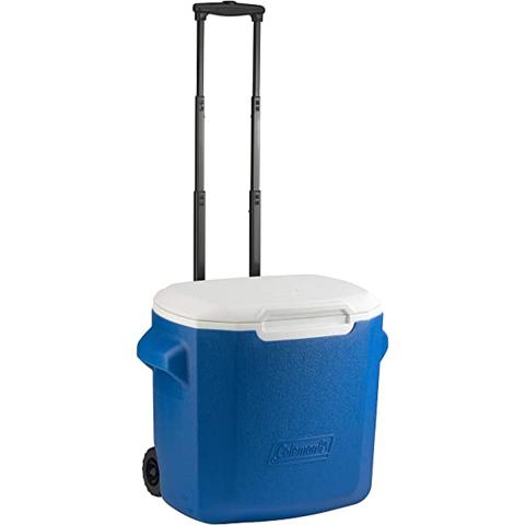 Coleman Portable Cooler With Wheels (16 Qt/28Qt) Thermal Box Of 15L Capacity