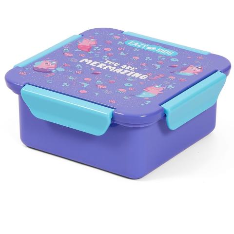 Eazy Kids Eazy Kids - Mermaid Lunch Box 650ml - Purple