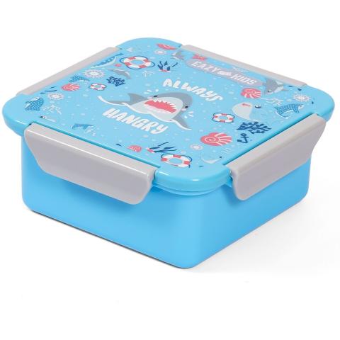 Eazy Kids Eazy Kids - Shark Lunch Box 650ml - Blue