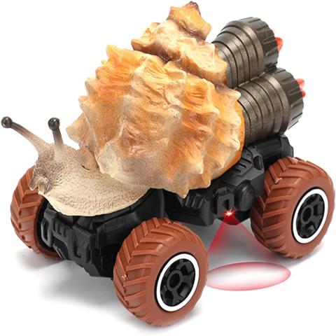 Little Story Little Story Kids Toy 2 Channel Snail Car wt Remote Control Brown