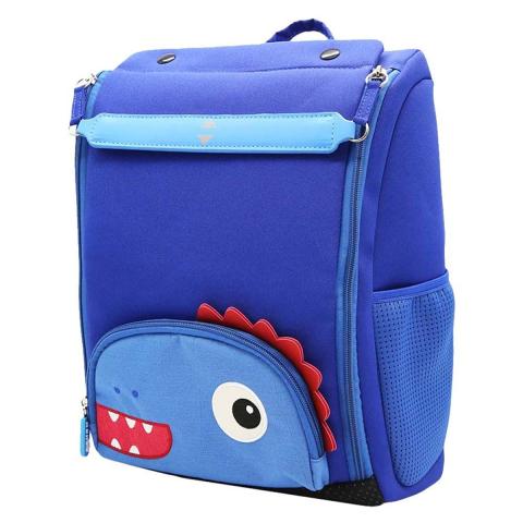 Nohoo Nohoo - Jungle Bake Dinosaur School Bag - Blue