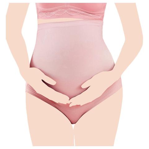 Sunveno Sunveno - High Waist Pregnancy Support Panties - Pink