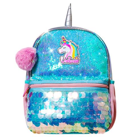 Sunveno Sunveno - Unicorn Sparkle Backpack - Green/Pink - 12.6 Inch