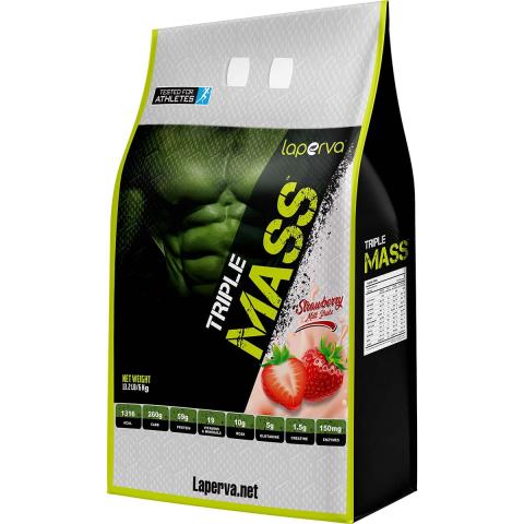 Laperva Laperva Triple Mass Gainer Strawberry Milkshake 13 LB