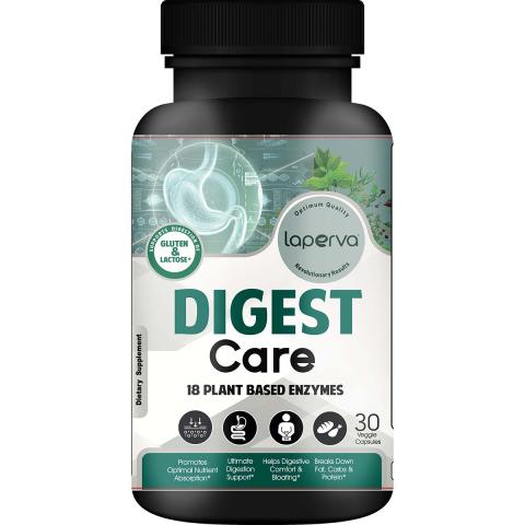 Laperva Laperva Digest Care 18 Plant Based Enzymes 30 Veggie Capsules